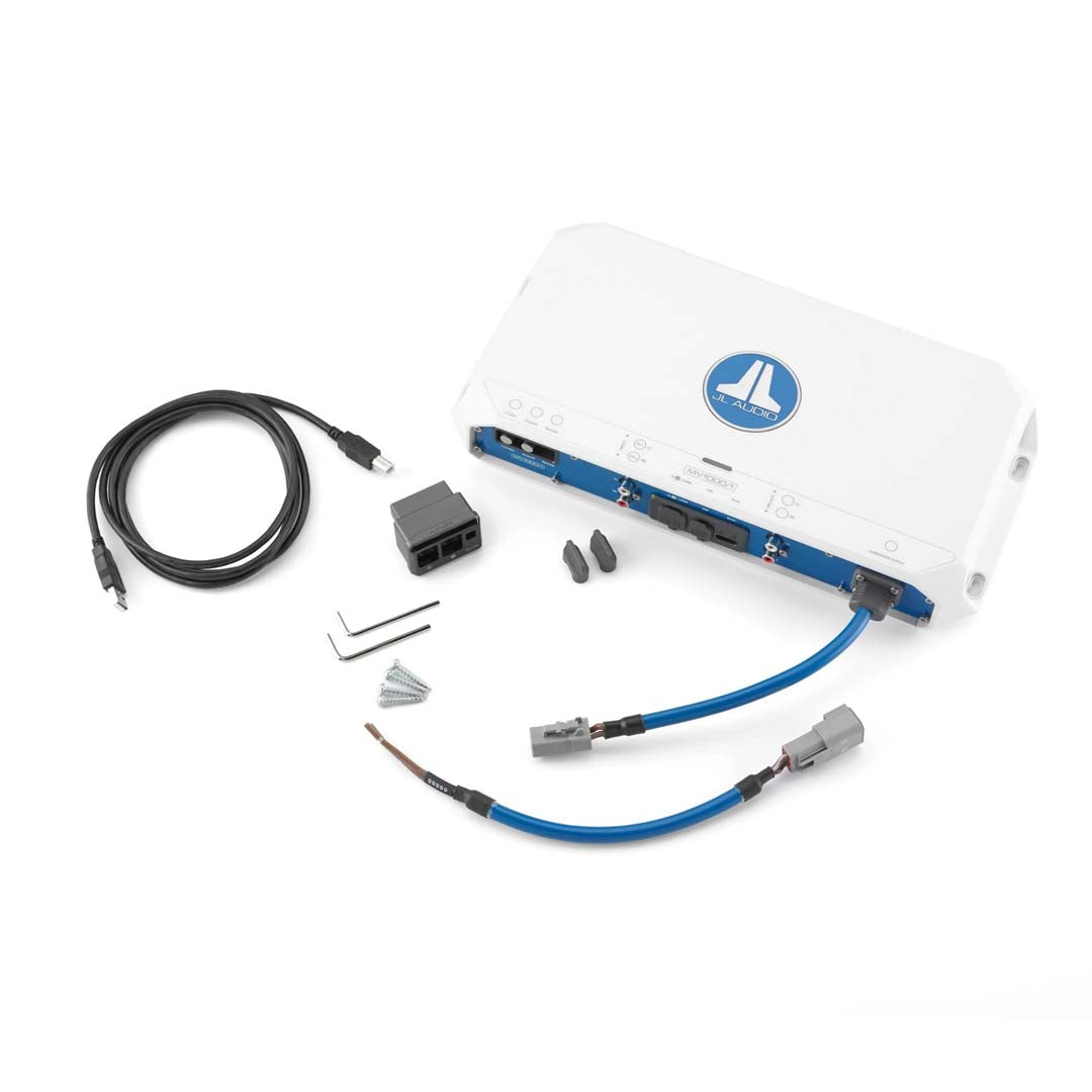 JL Audio MV1000/1, MVi Series Class D Monoblock Marine Subwoofer Amplifier  - 1000W