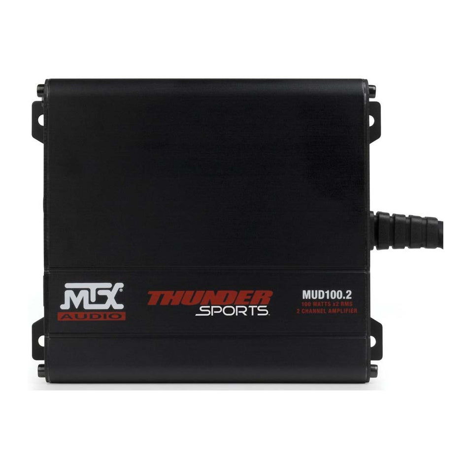 MTX MUD100.2, Motorsports 2 Channel Amplifier - 200W