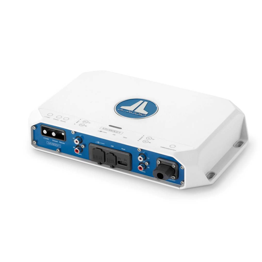 JL Audio MV600/1, MVi Series Class D Monoblock Marine Subwoofer Amplifier - 600W