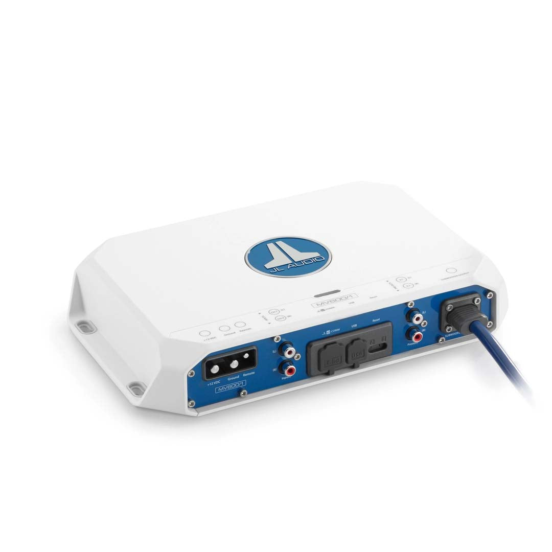 JL Audio MV600/1, MVi Series Class D Monoblock Marine Subwoofer Amplifier - 600W