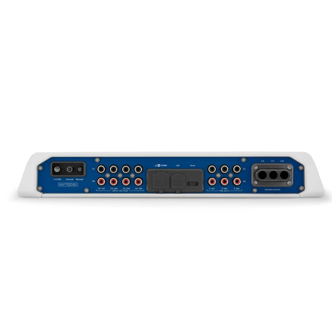 JL Audio MV700/5i, MVi Series Class D 5 Channel Marine Amplifier with Integrated DSP