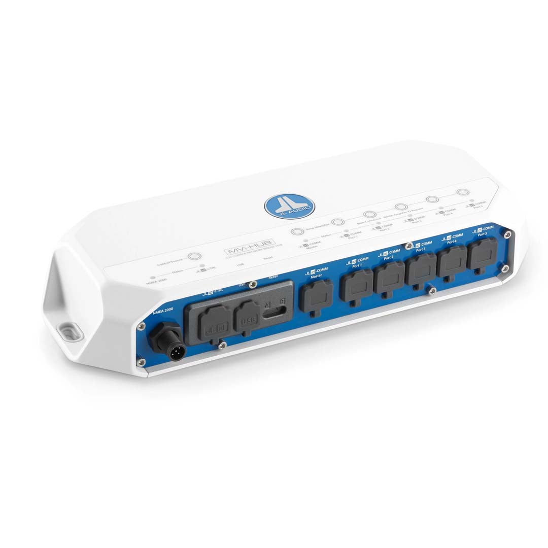 JL Audio MVi-HUB, Jlid-COMM and Network Bridge Hub for MVi Amplifiers
