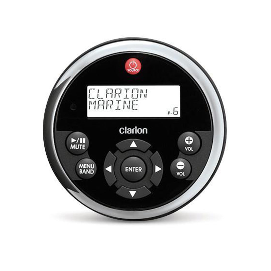 Clarion MW1, Round Marine Wired Remote (Flush Mount)