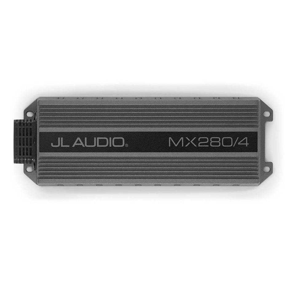 JL Audio MX280/4, MX Series Class D Full-Range 4-Ch Amplifier, 70W x 4