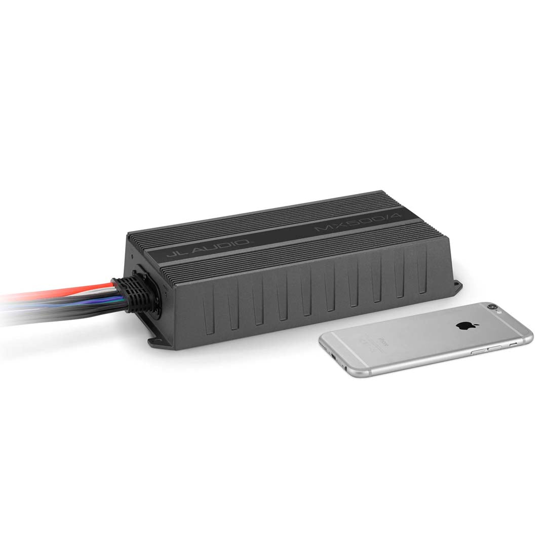 JL Audio MX500/4, MX Series Class D Full-Range 4-Ch Amplifier, 125W x 4