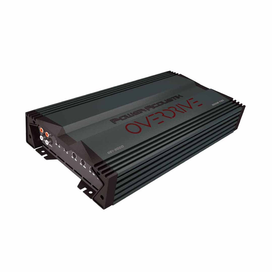 Power Acoustik OD1-3000, Monoblock Class A/B w/Bass Remote Amplifier - 3000Ws