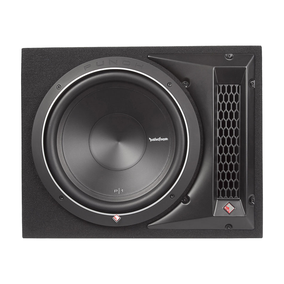 Rockford Fosgate P1-1X10, Punch 10" Ported Loaded Enclosure, 250 Watts RMS