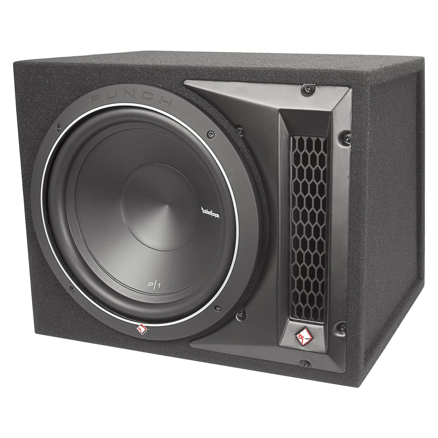 Rockford Fosgate P1-1X12, Punch 12" Ported Loaded Enclosure, 250 Watts RMS