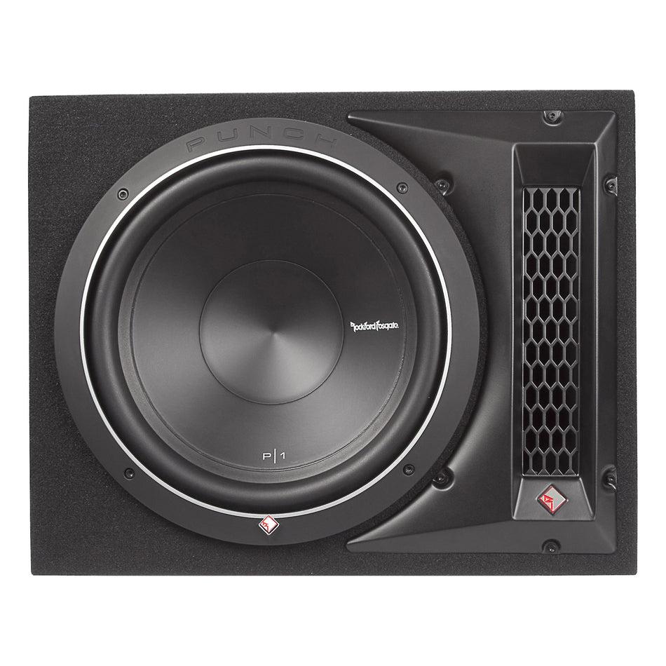 Rockford Fosgate P1-1X12, Punch 12" Ported Loaded Enclosure, 250 Watts RMS