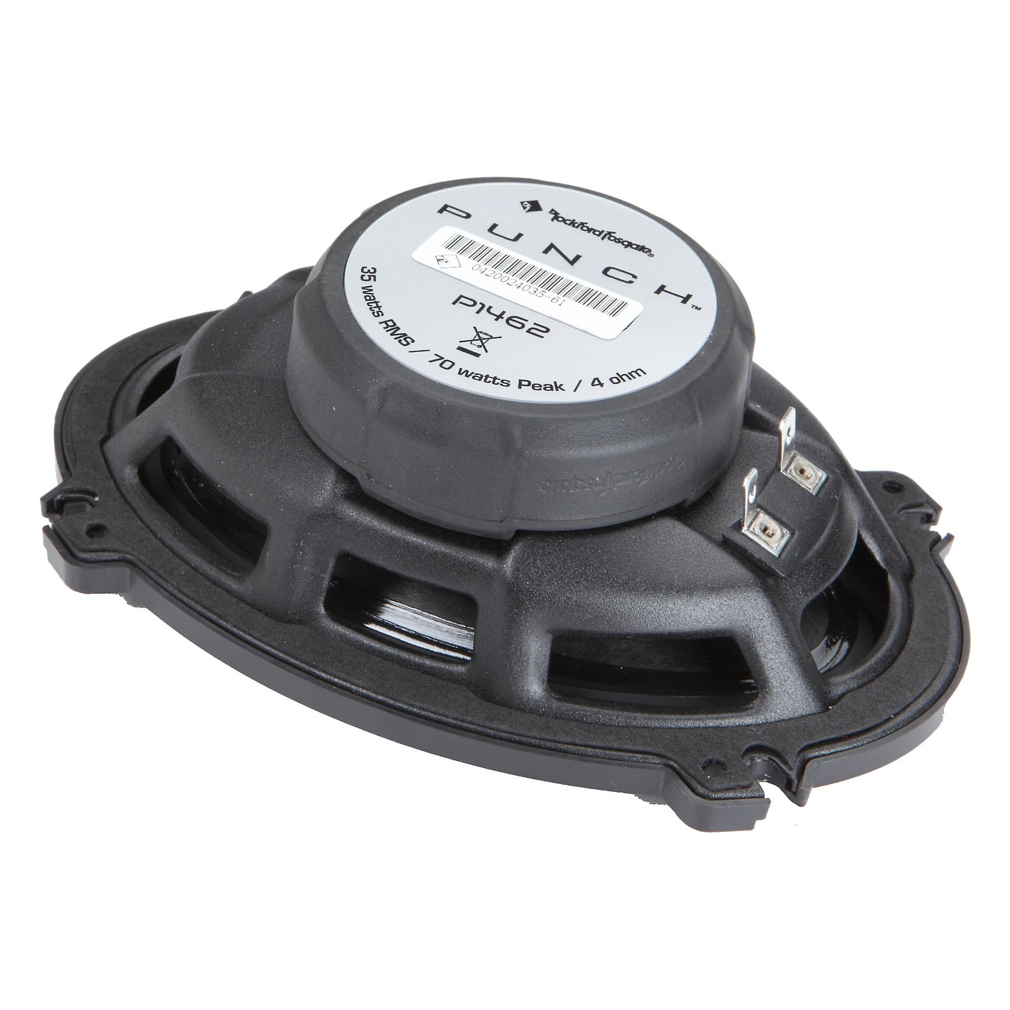 Rockford Fosgate P1462, Punch 4X6" Full Range Coaxial Speakers, 70W