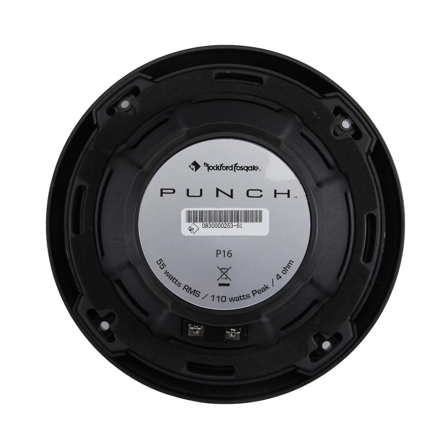 Rockford Fosgate P16, Punch 6" Full Range Coaxial Speakers, 110W