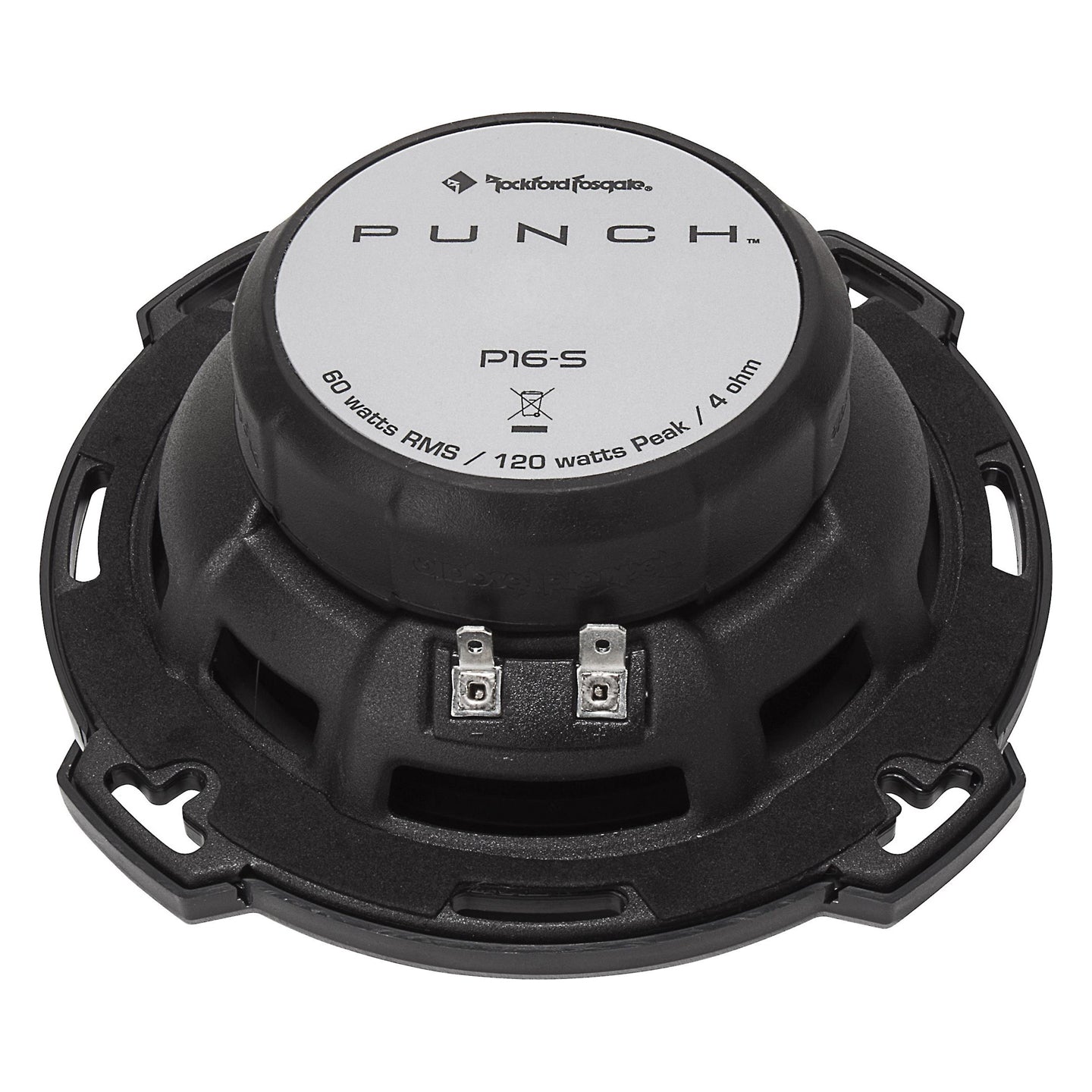 Rockford Fosgate P16-S, Punch 6" 2-Way Component Speakers, 120W