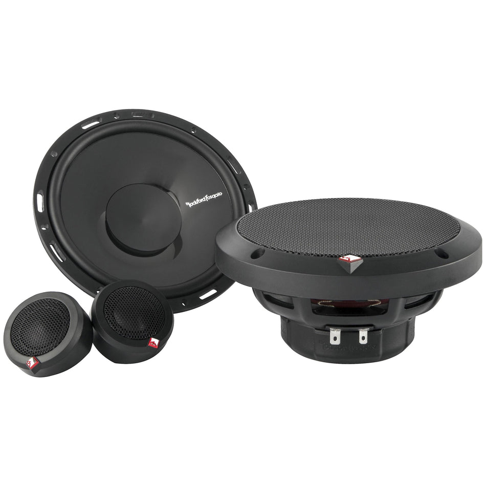 Rockford Fosgate P165-SI, Punch 6.5" 2-Way Component Speakers w/ Integrated Crossover, 120W