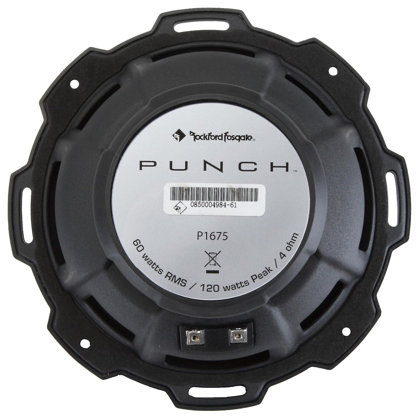 Rockford Fosgate P1675, Punch 6.75" Full Range 3-Way Speakers, 120W