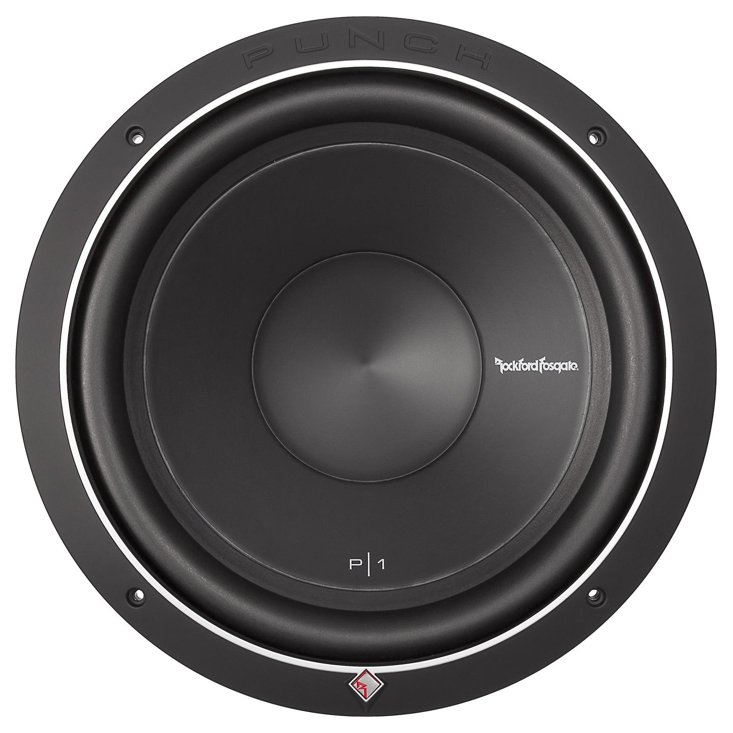 Rockford Fosgate P1S2-12, Punch 12" 2 Ohm Single Voice Coil Subwoofer - 500W