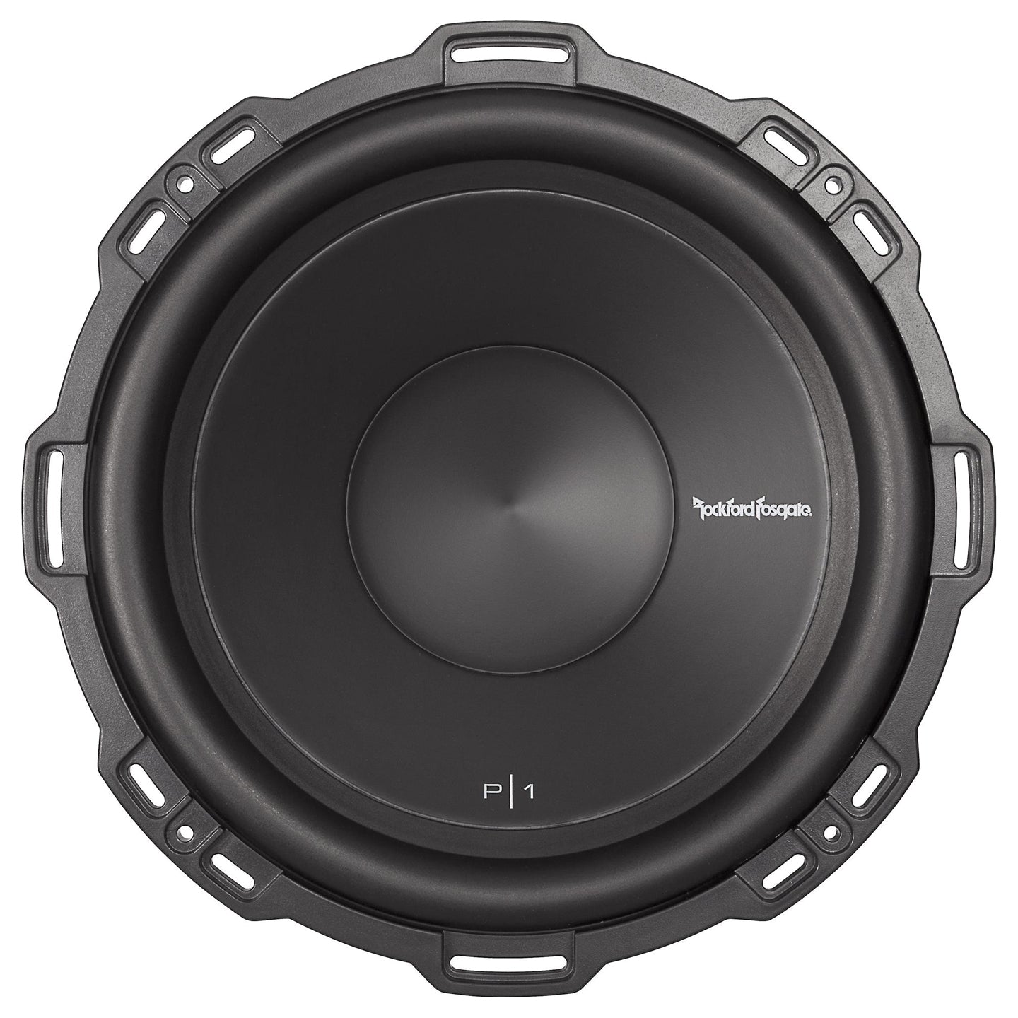 Rockford Fosgate P1S2-10, Punch 10" 2 Ohm Single Voice Coil Subwoofer - 500W