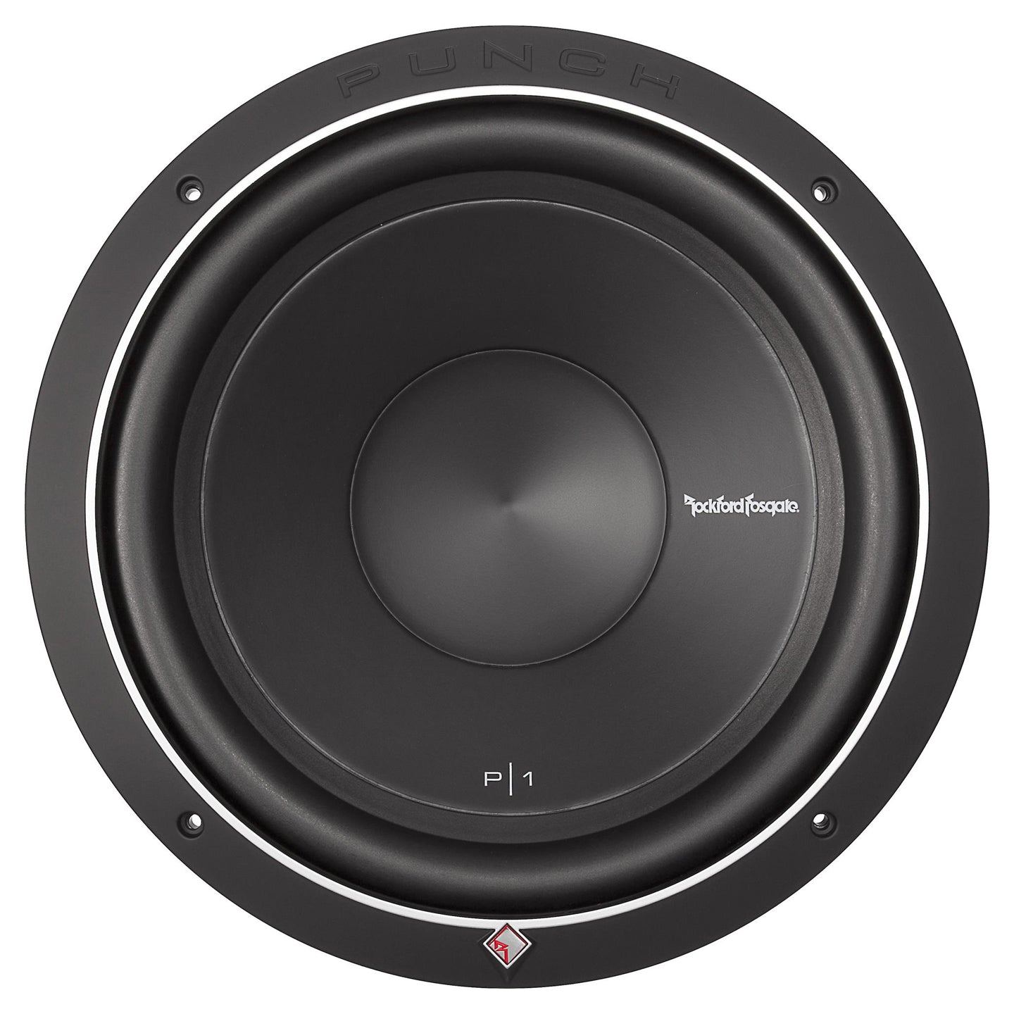 Rockford Fosgate P1S4-10, Punch 10" 4 Ohm Single Voice Coil Subwoofer - 500W