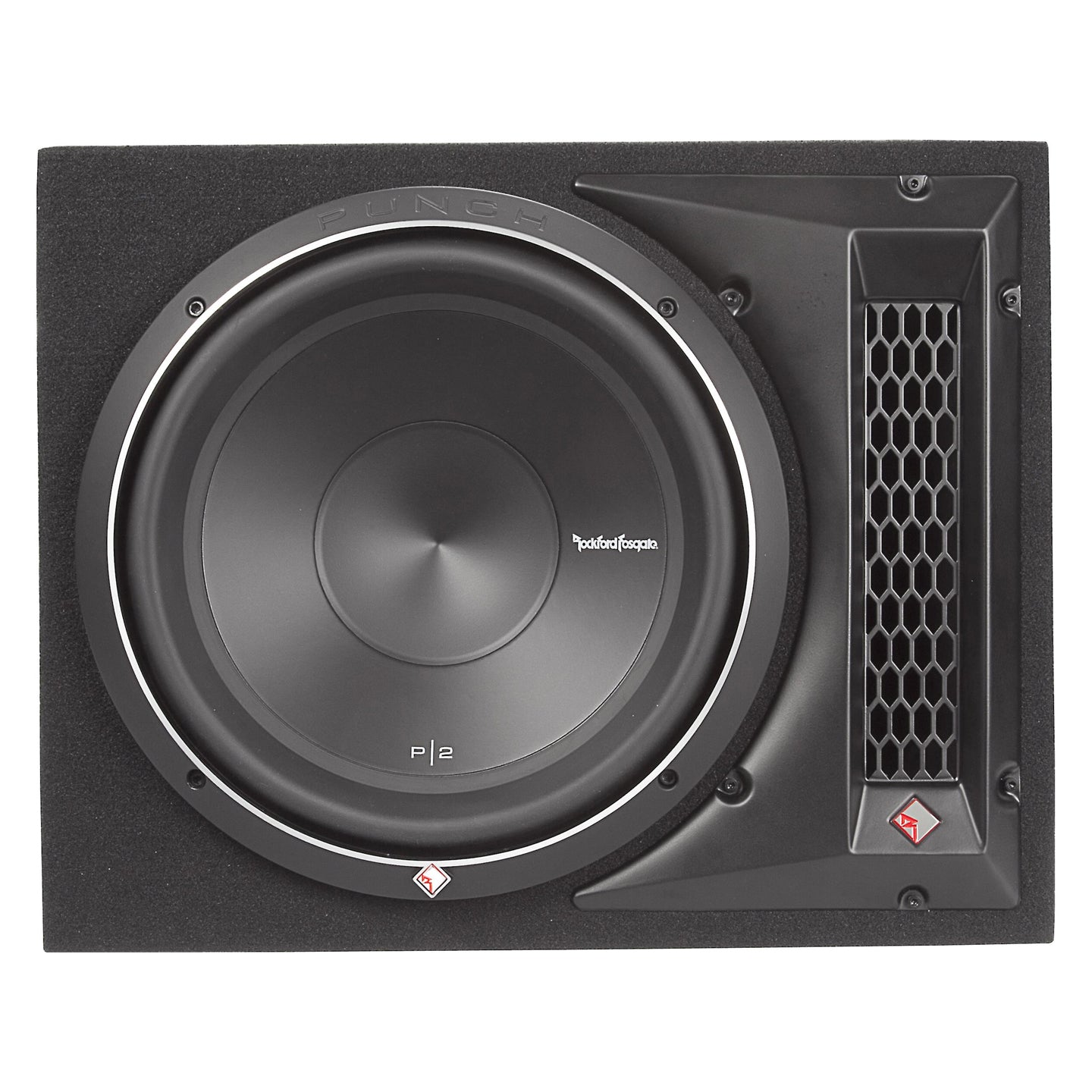 Rockford Fosgate P2-1X12, Punch 12" Ported Loaded Enclosure, 400 Watts RMS