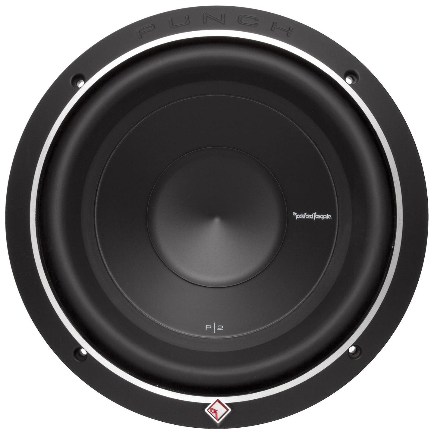 Rockford Fosgate P2D2-10, Punch 10" 2 Ohm Dual Voice Coil Subwoofer - 600W