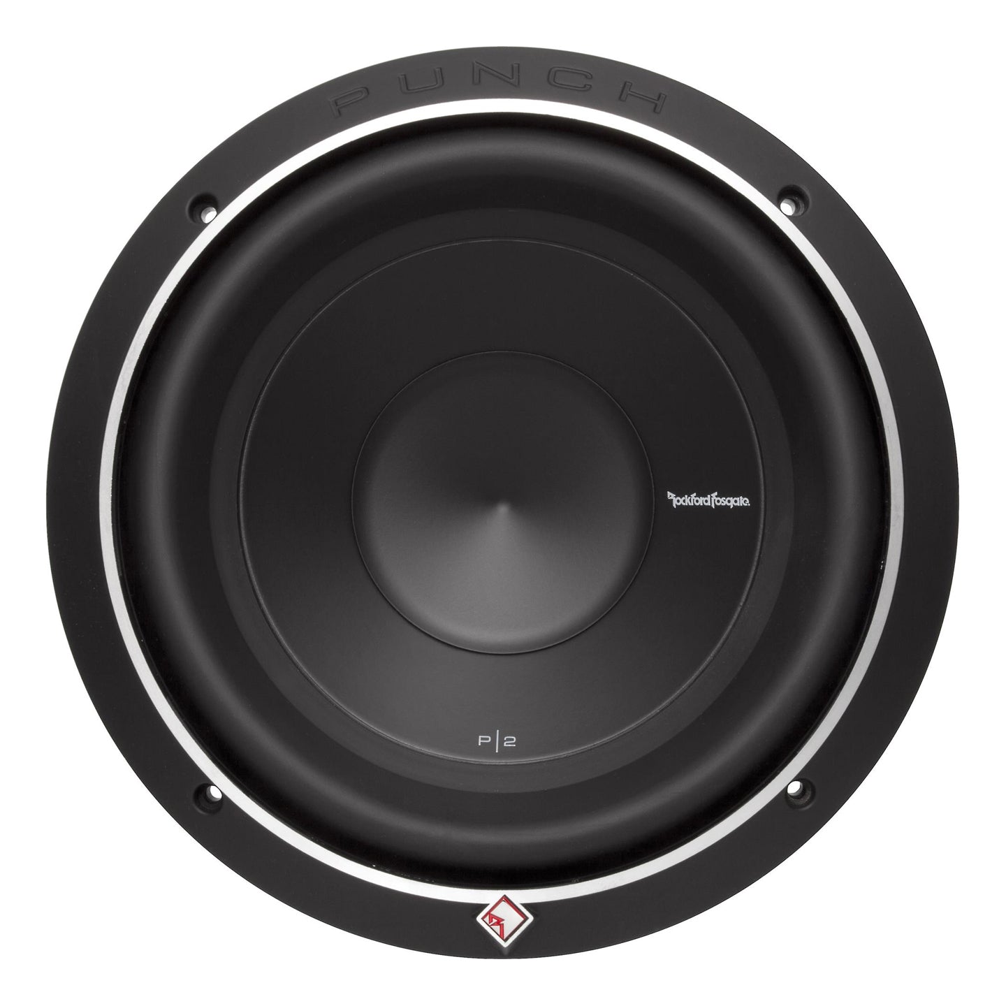 Rockford Fosgate P2D4-10, Punch 10" 4 Ohm Dual Voice Coil Subwoofer - 600W