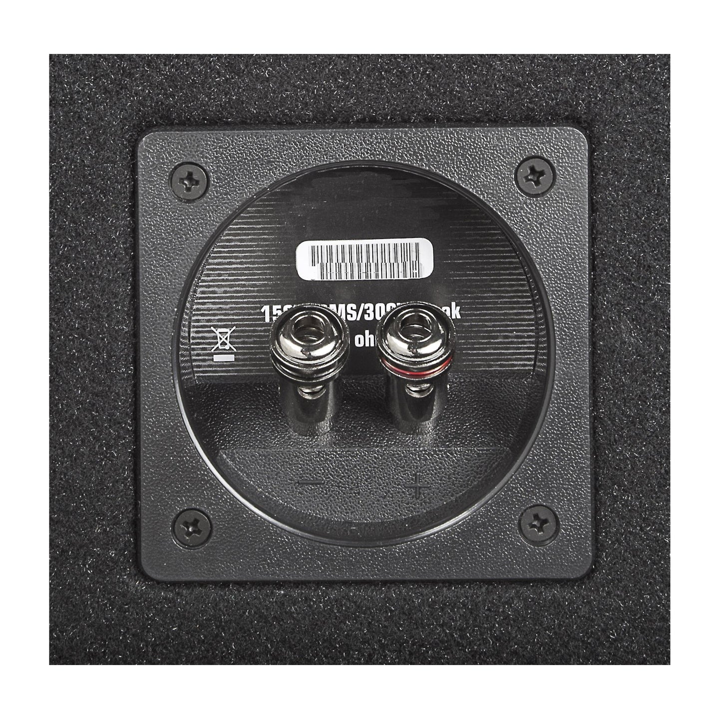 Rockford Fosgate P3-1X12, Punch 12" Ported Loaded Enclosure, 600 Watts RMS