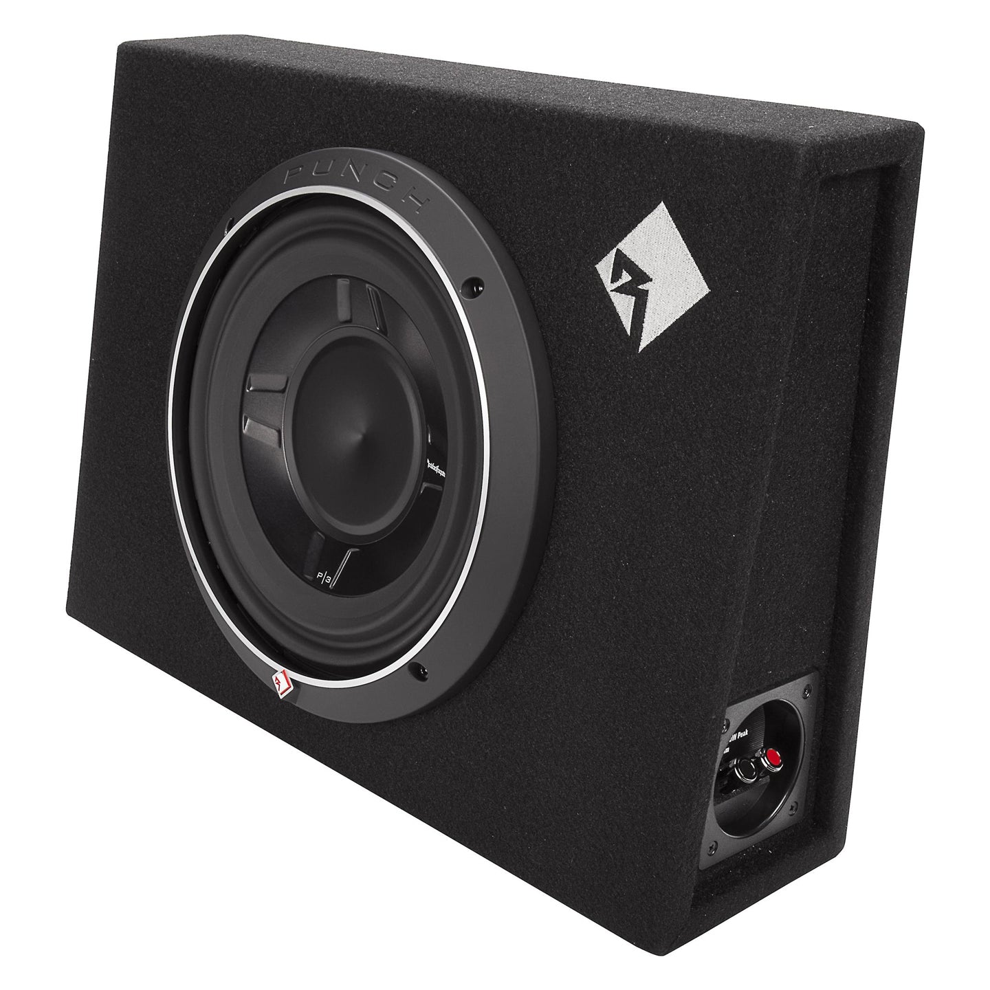 Rockford Fosgate P3S-1X10, Punch 10" Sealed Slim Loaded Enclosure, 300 Watts RMS