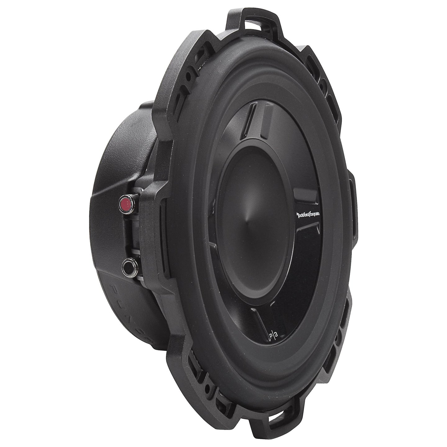 Rockford Fosgate P3SD2-10, Punch 10" 2 Ohm Dual Voice Coil Slim Subwoofer - 600W