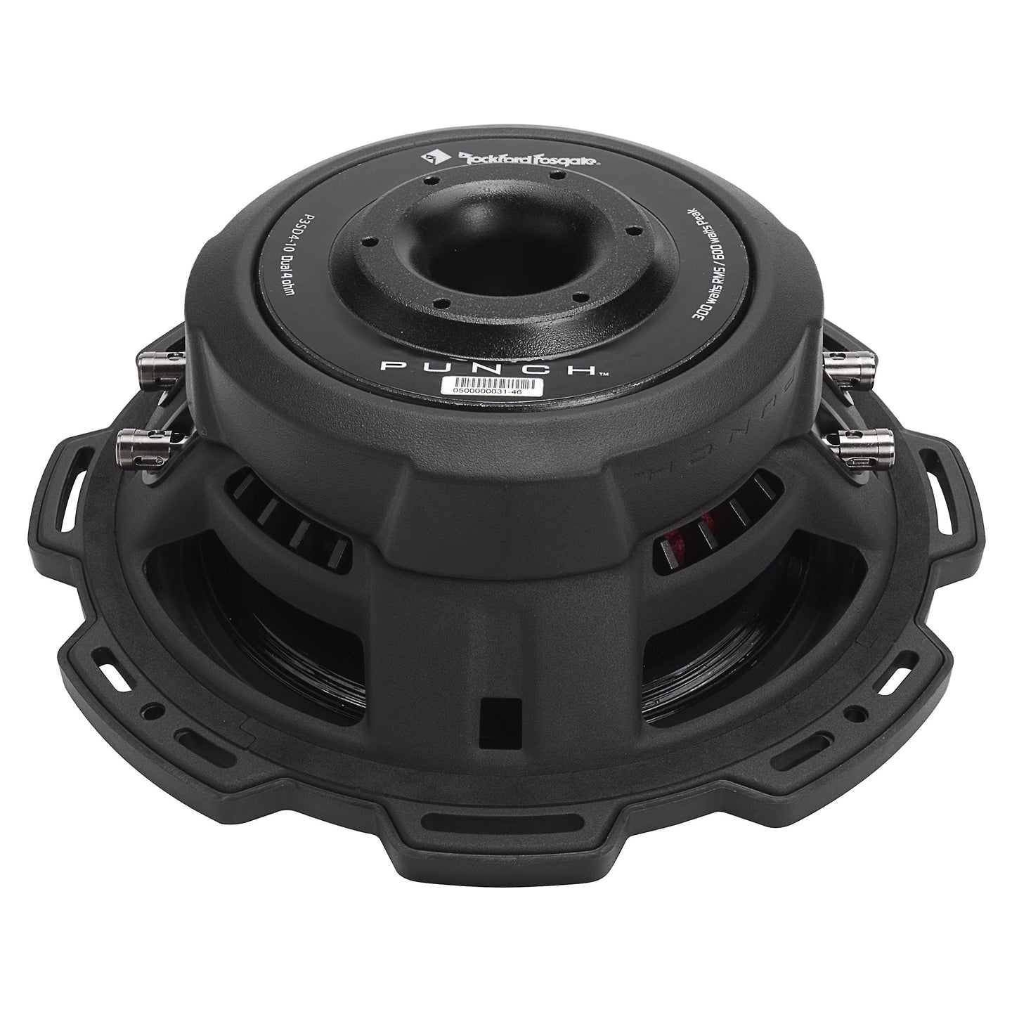 Rockford Fosgate P3SD2-12, Punch 12" 2 Ohm Dual Voice Coil Slim Subwoofer - 800W