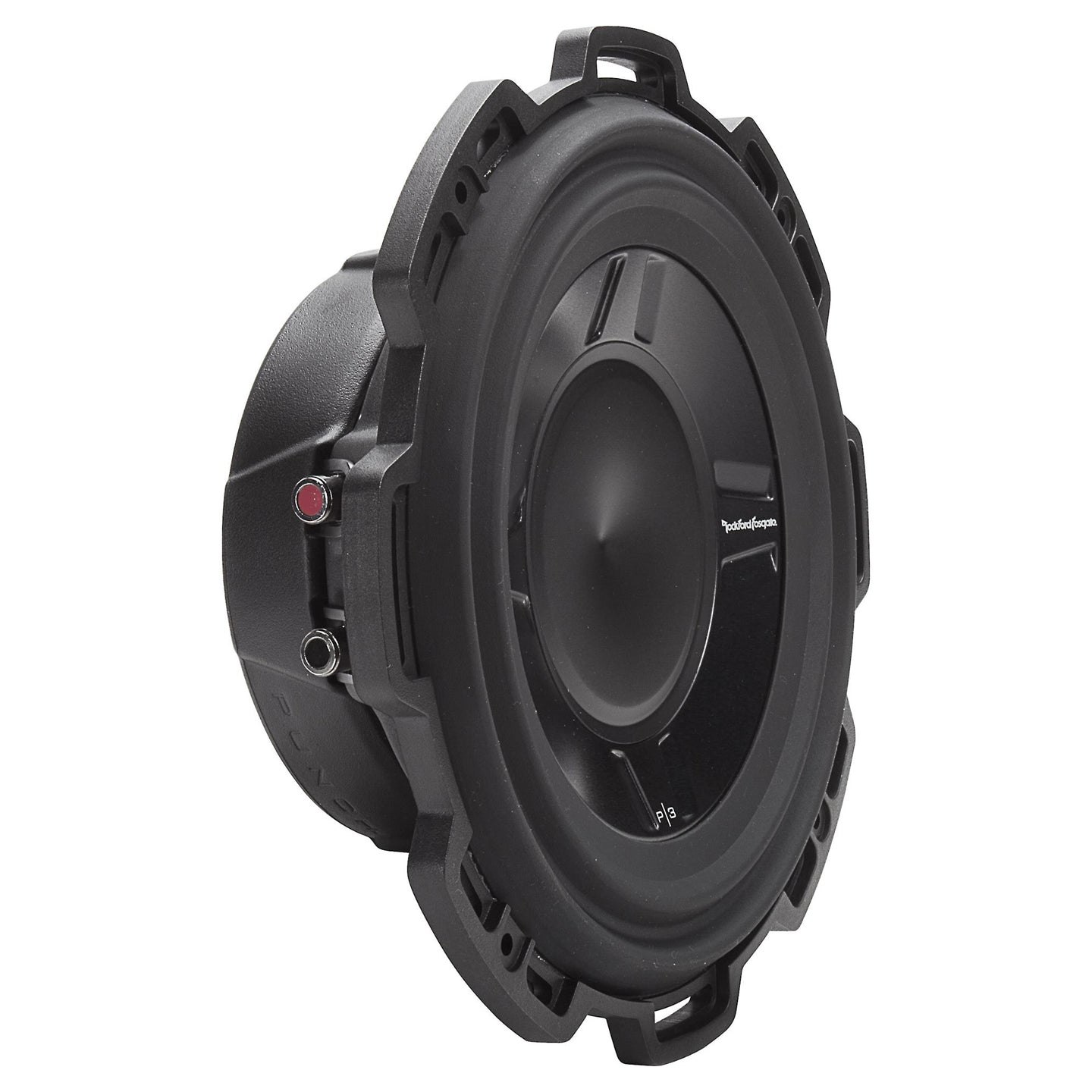 Rockford Fosgate P3SD4-10, Punch 10" 4 Ohm Dual Voice Coil Slim Subwoofer - 600W