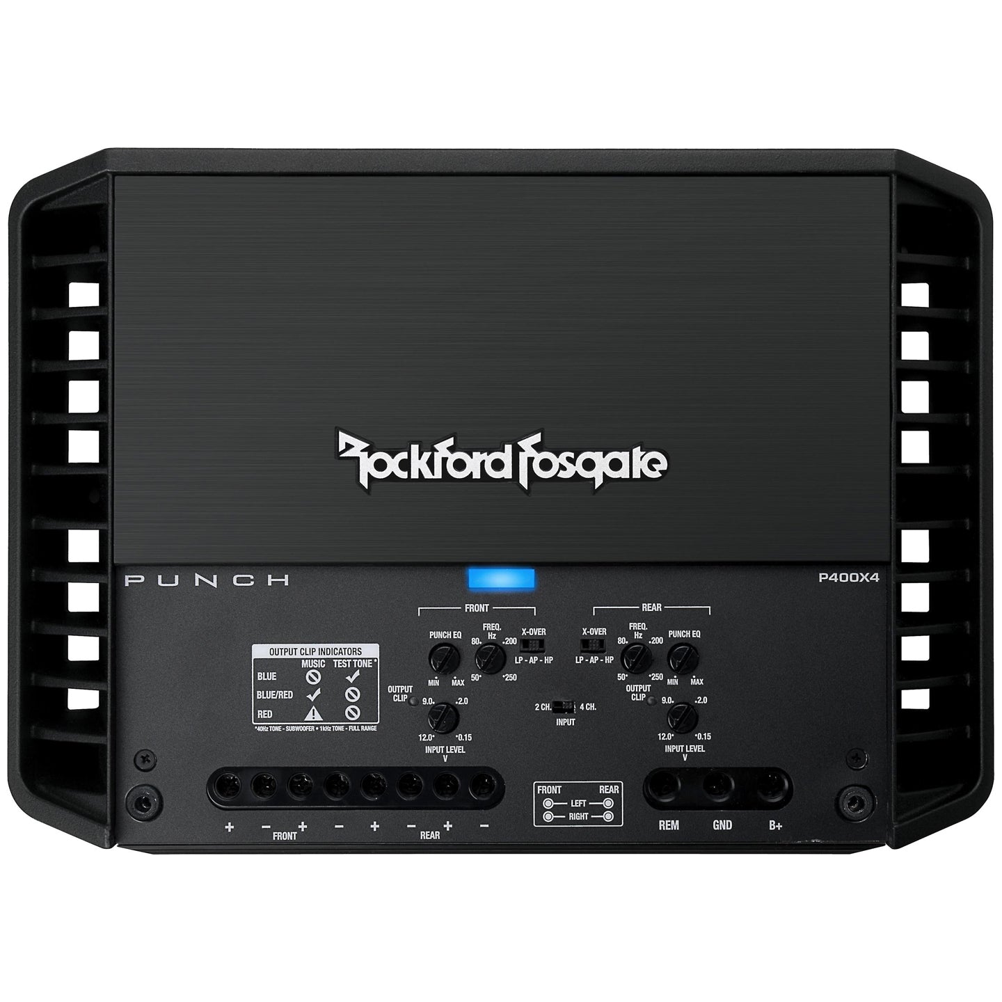 Rockford Fosgate P400X4, Punch Series 4 Channel Car Amplifier