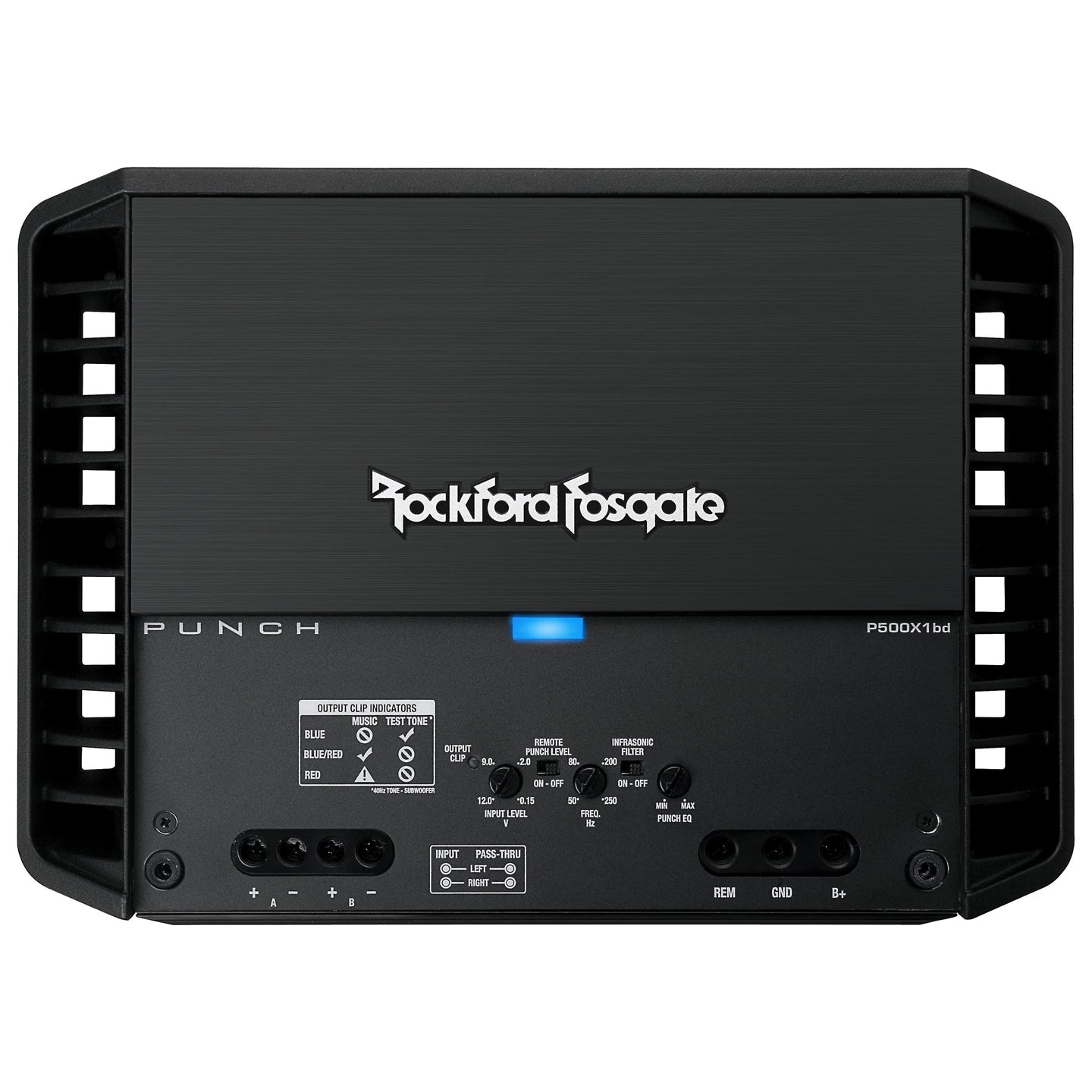 Rockford Fosgate P500X1BD, Punch Series Mono Car Amplifier
