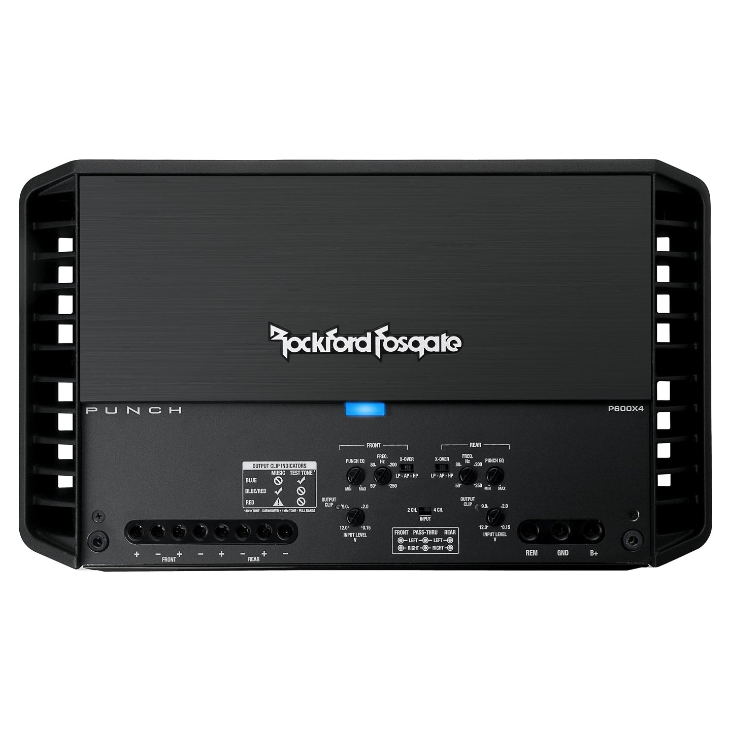 Rockford Fosgate P600X4, Punch Series 4 Channel Car Amplifier