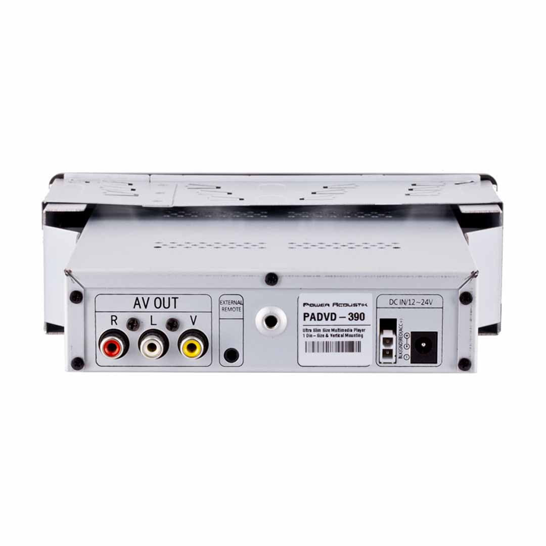 Power Acoustik PADVD-390, 1-DIN DVD Player w/ 32GB USB