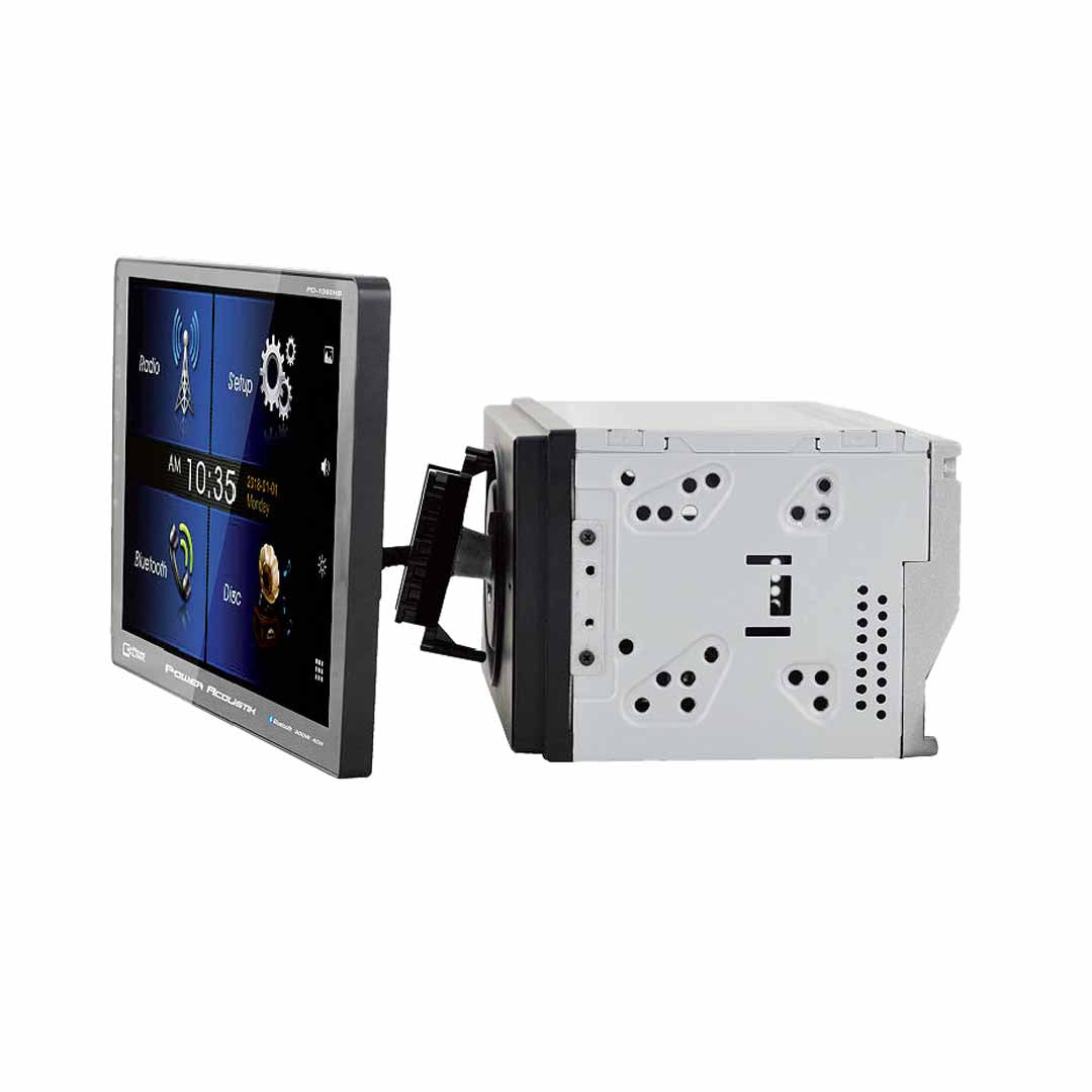 Power Acoustik PD-1060HB, 2-DIN Source Unit w/ Phonelink, Bluetooth, & Swivel 10.6" LCD