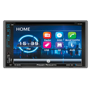 Power Acoustik PD-627B, 2-DIN Incite Source Unit w/ Bluetooth & Capacitive Tou Channel 6.2" LCD