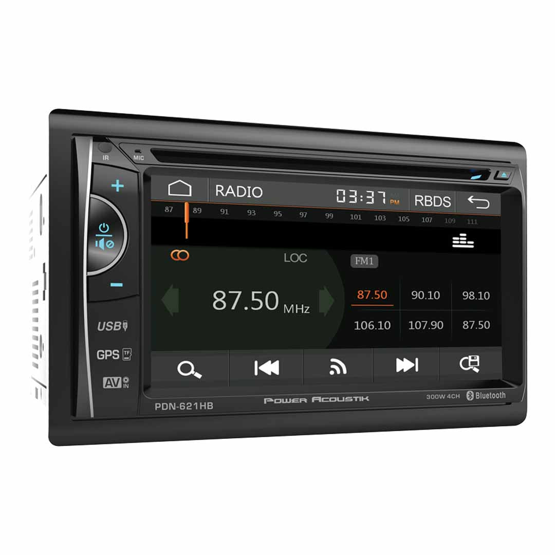Power Acoustik PDN-621HB, 2-DIN Incite Source Unit w/ iGo GPS, PhoneLink, Bluetooth, & 6.2" LCD