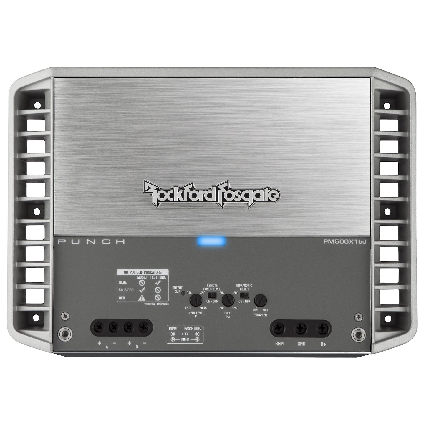 Rockford Fosgate PM500X1BD, Punch Series Mono Marine Amplifier