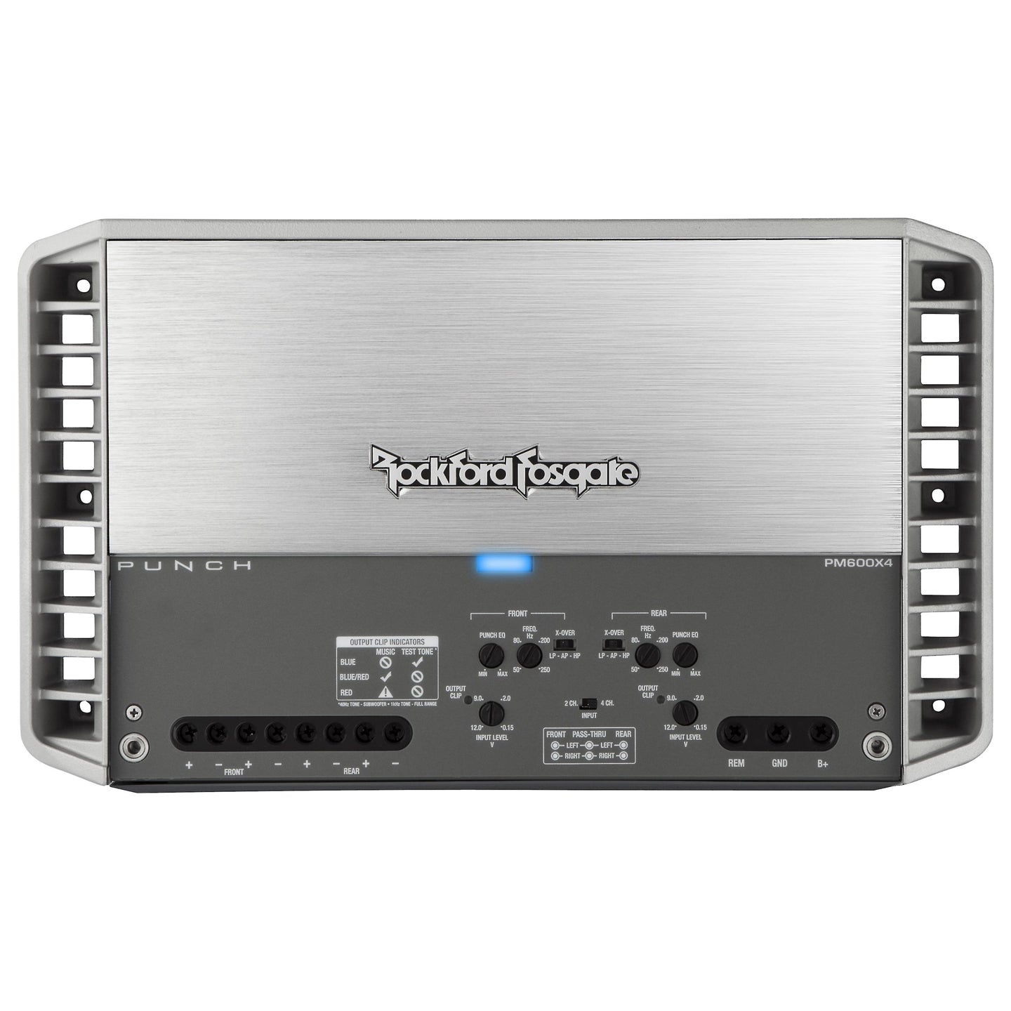 Rockford Fosgate PM600X4, Punch Series 4 Channel Marine Amplifier