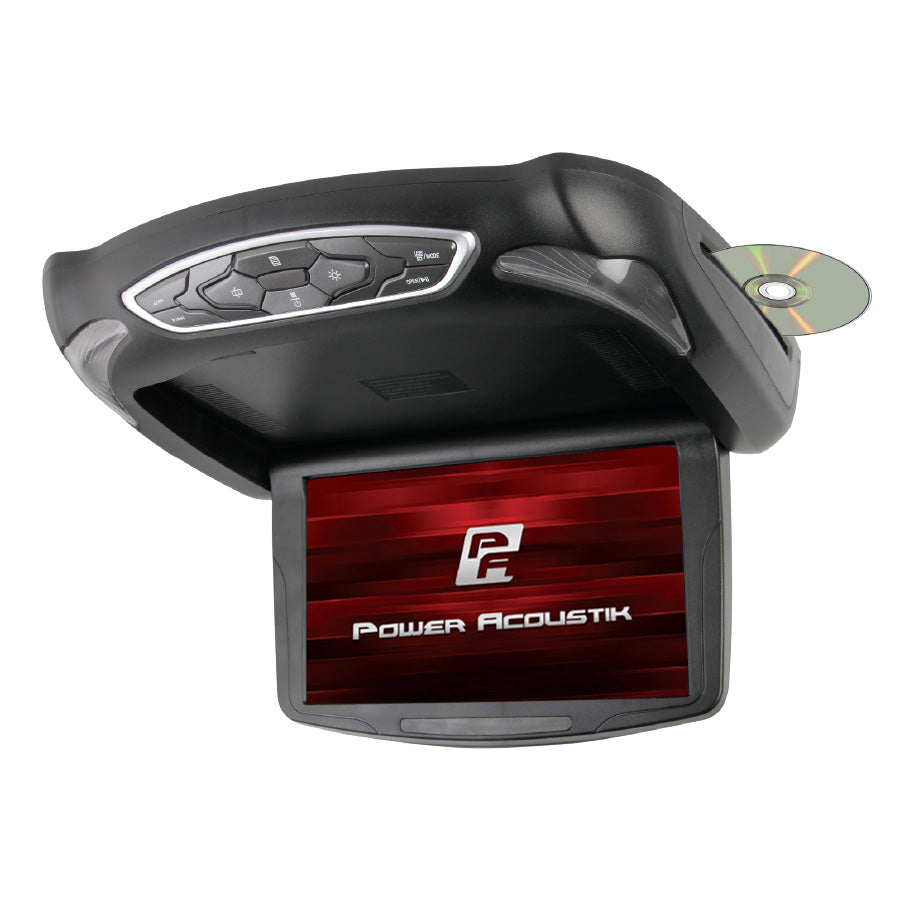Power Acoustik PMD-103X, Ceiling Mount DVD Overhead w/ 10.2" LCD, 3 Color