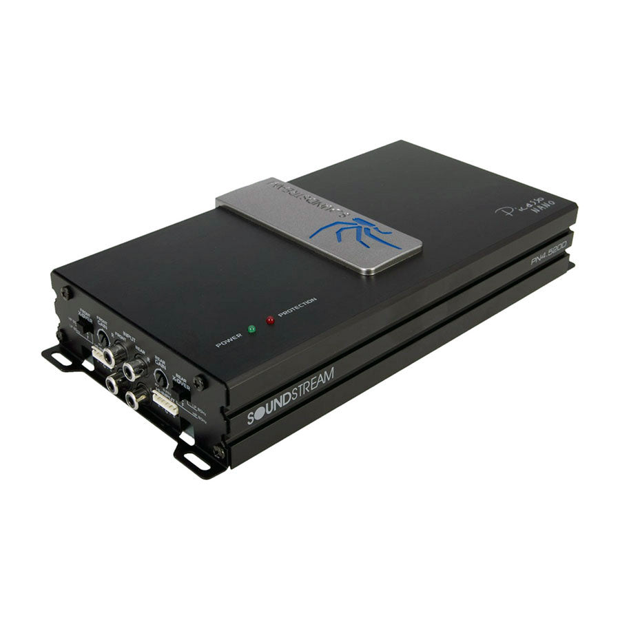 Soundstream PN4.520D, Picasso Nano 4 Channel Class D Full Range Amplifier, Small Size - 1040W