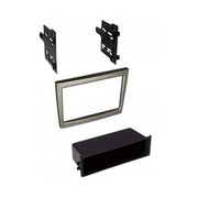 American International POR911S, 2005-2011 Silver Radio Porsche 911 / Cayman / Boxster Single ISO w/ Pocket or Double DIN