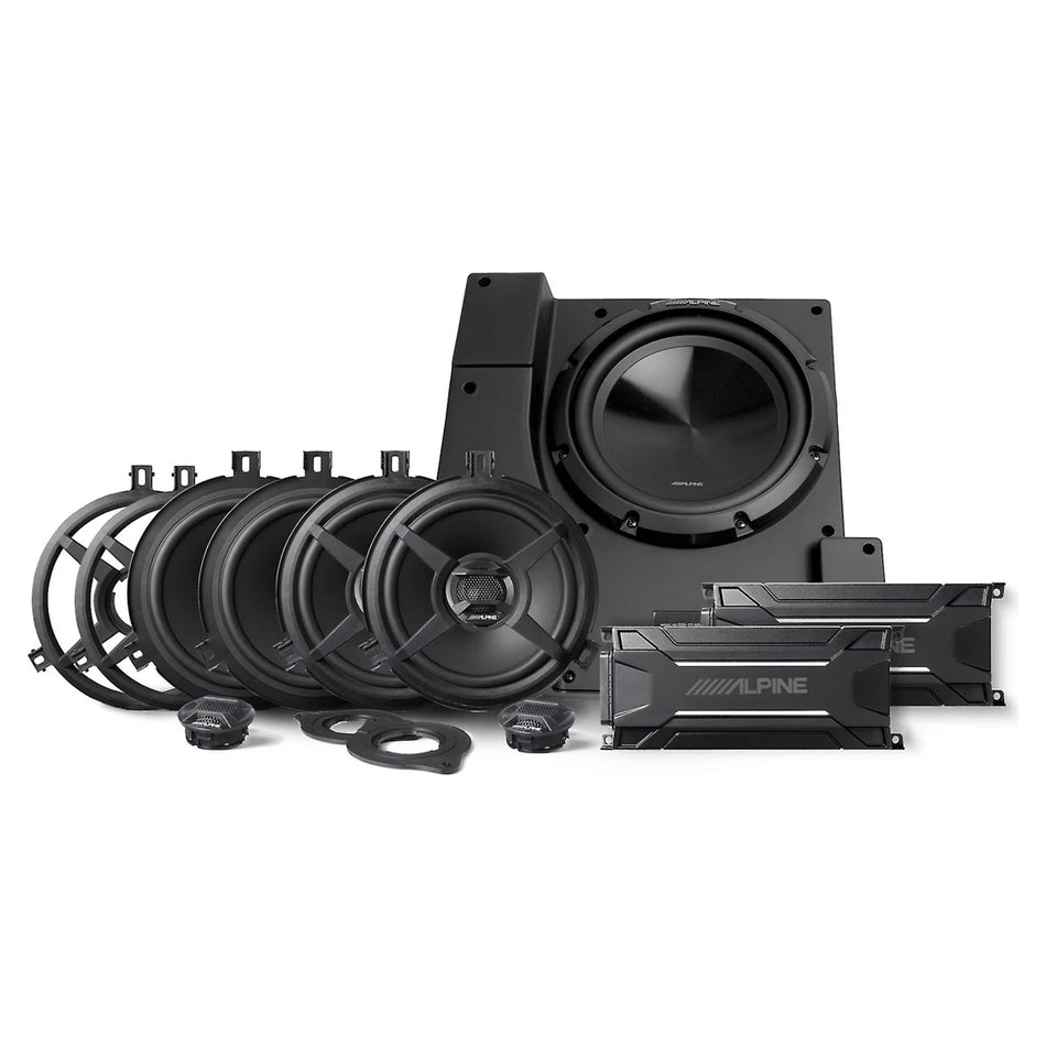 Alpine PSS-22WRA, Direct Fit Weather Resistant Sound System for 2011-2018 Jeep® Wrangler JK Unlimited