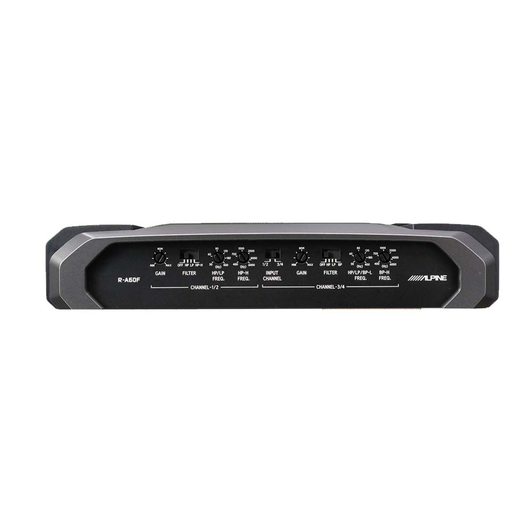 Alpine R-A60F, R Series Class D 4 Channel Amplifier, 600 Watts