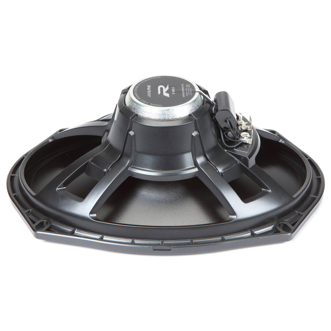 Alpine R-S69.2, R Series 6x9" 2 Way Coaxial Car Speakers - 300 Watts Peak
