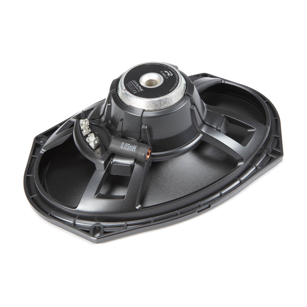 Alpine R-S69C.2, R Series 6x9" 2 Way Component Car Speakers - 300 Watts Peak