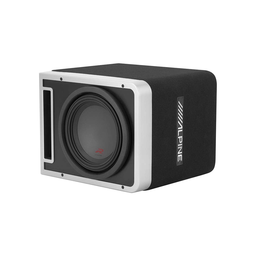 Alpine R-SB10V, Halo Sound R Series Single 10" Loaded Subwoofer Enclosure - 7500W