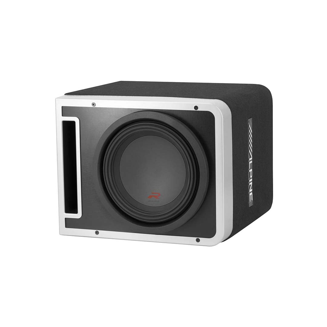Alpine R-SB10V, Halo Sound R Series Single 10" Loaded Subwoofer Enclosure - 7500W