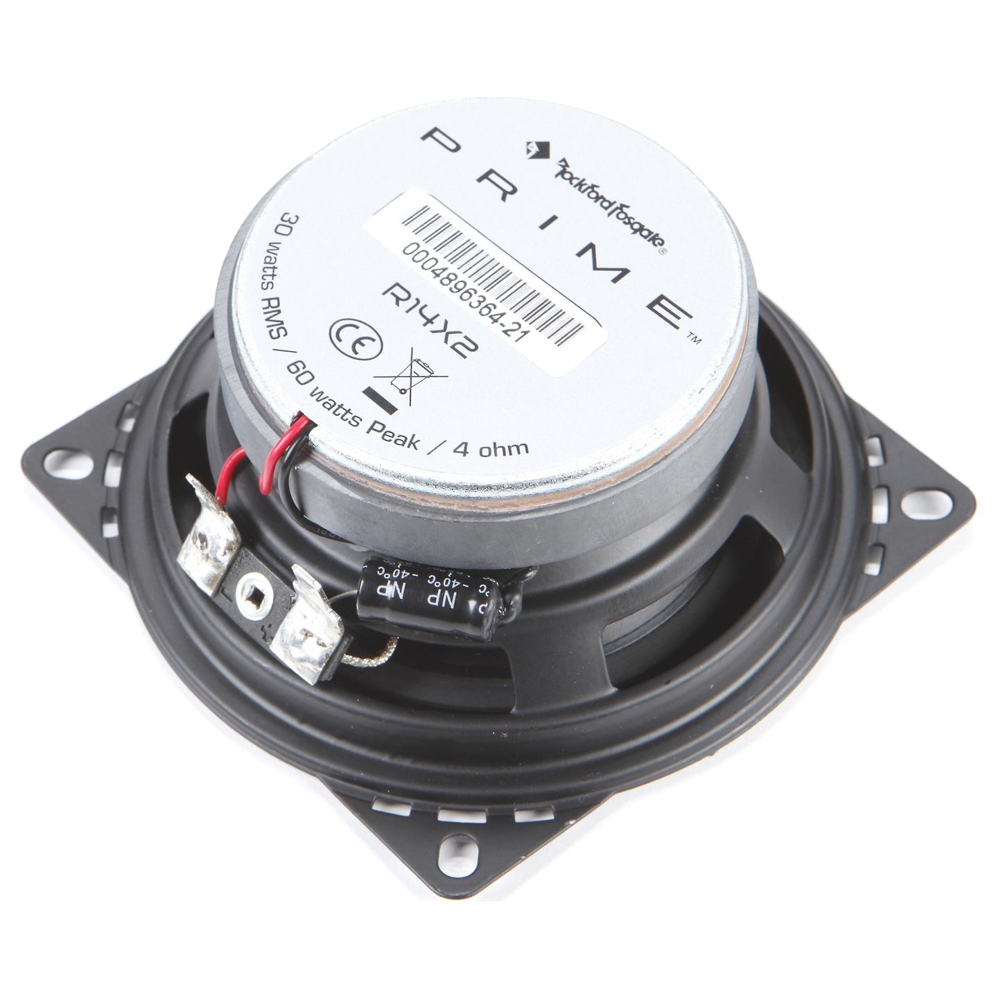 Rockford Fosgate R14X2, Prime 4" Full Range Coaxial Car Speakers, 60W