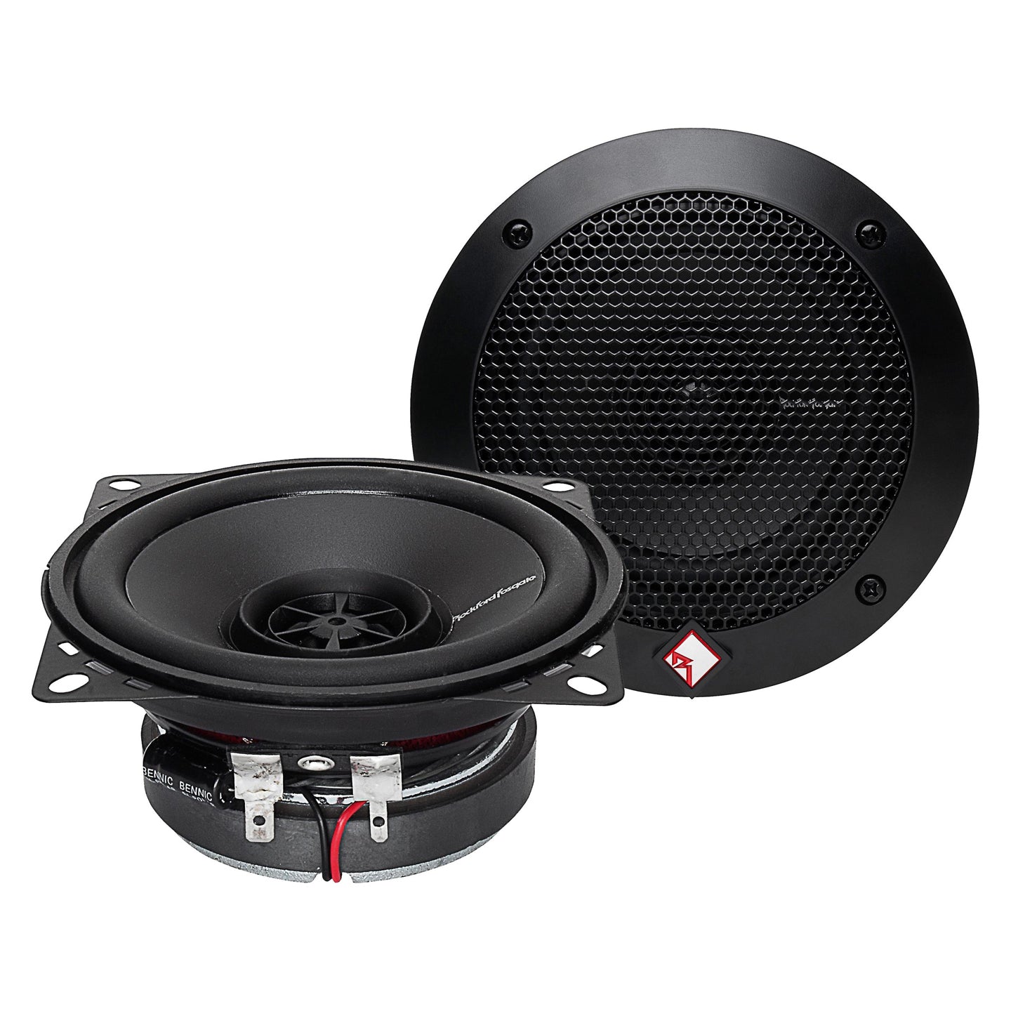 Rockford Fosgate R14X2, Prime 4" Full Range Coaxial Car Speakers, 60W