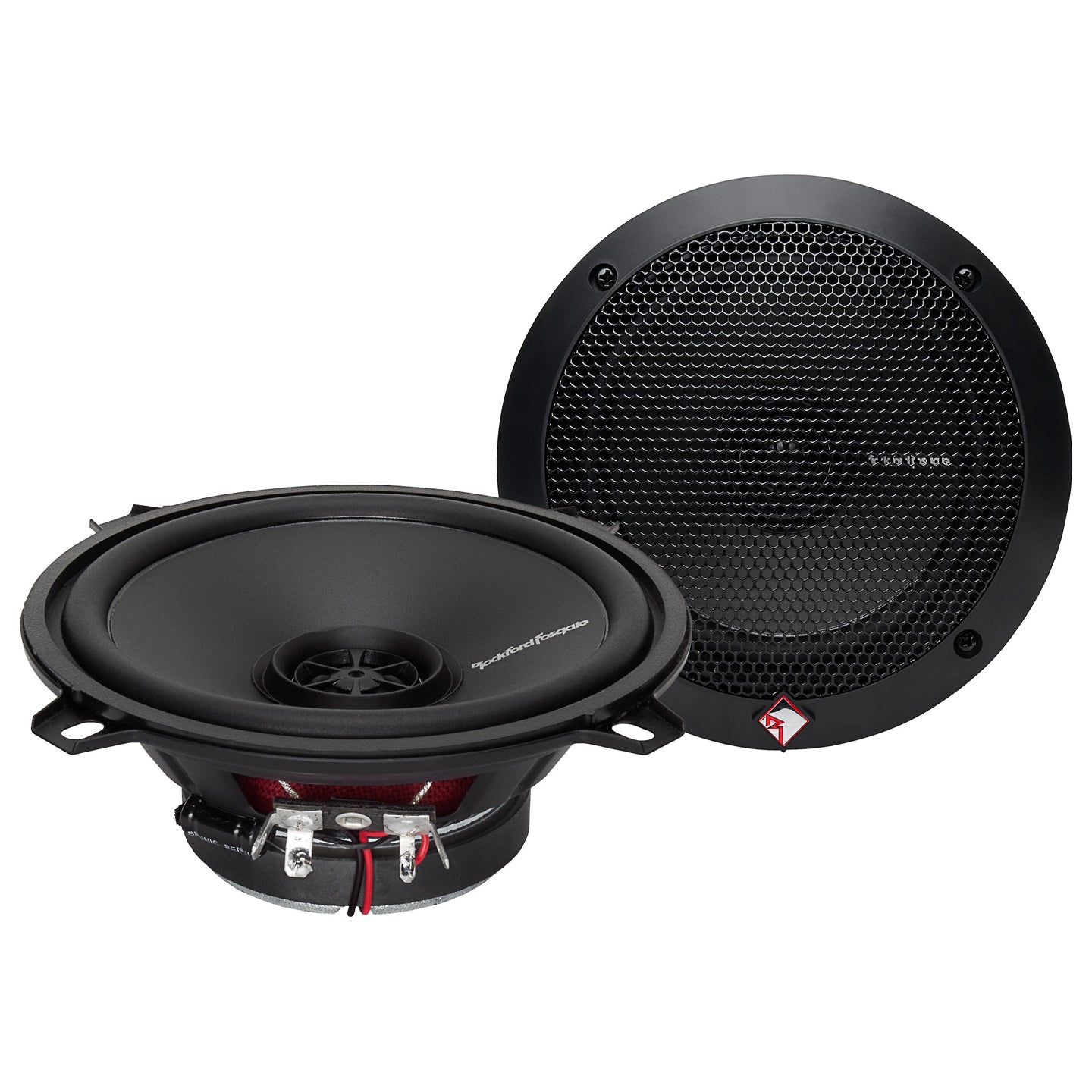 Rockford Fosgate R1525X2, Prime 5.25" Full Range Coaxial Car Speakers, 80W